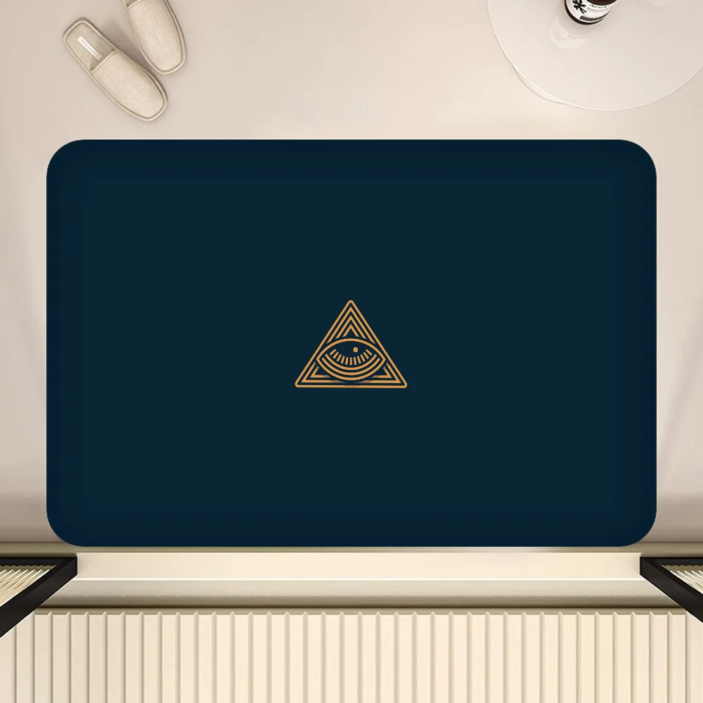 Ring Freemasonry Illuminati Masonic Room Mats Anti-slip Absorb Water Long Strip Cushion Bedroon Mat Household Carpets