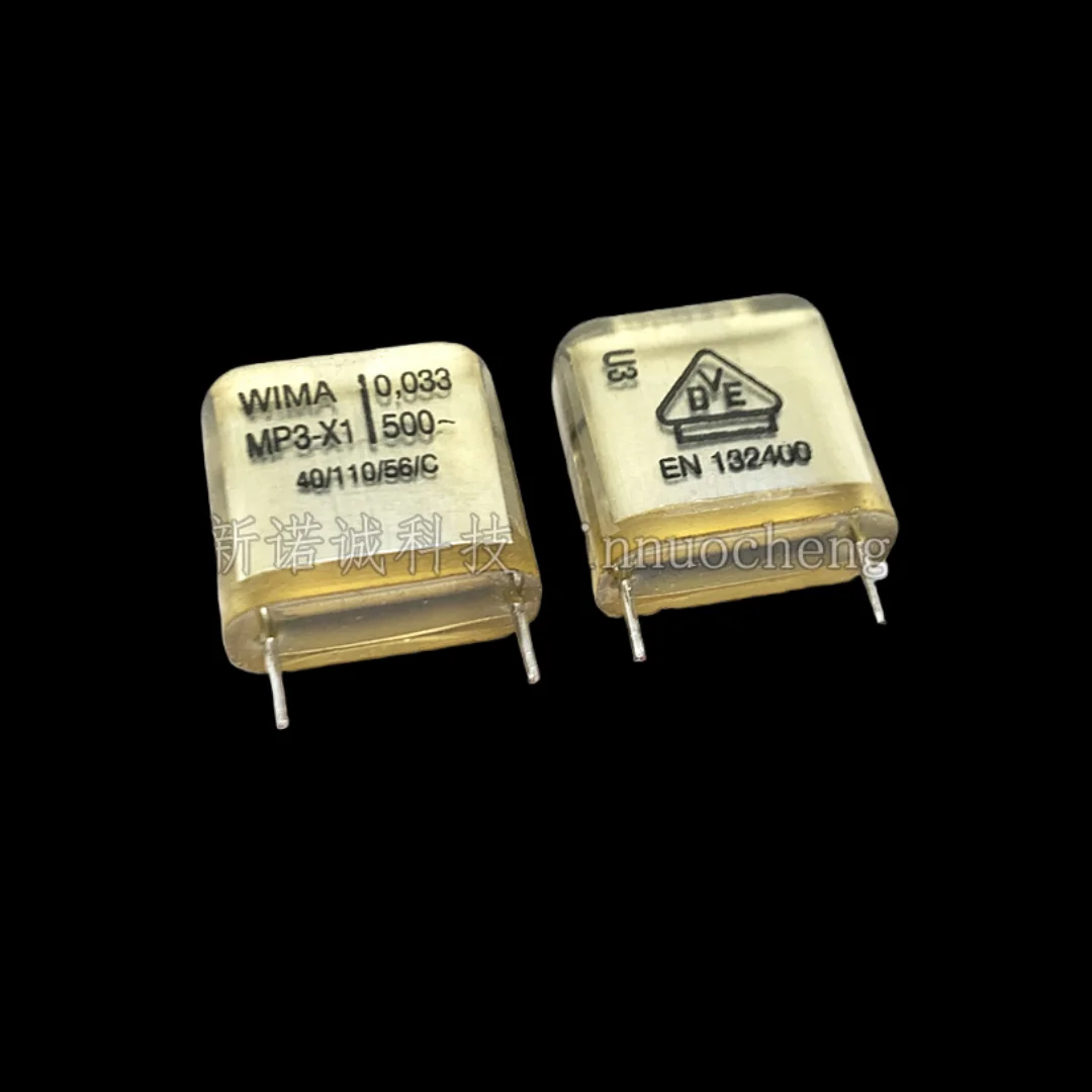 10 個/500VAC 333 0.033UF 500V 33nF MP3-X1 ピンピッチ 15 透明コンデンサ