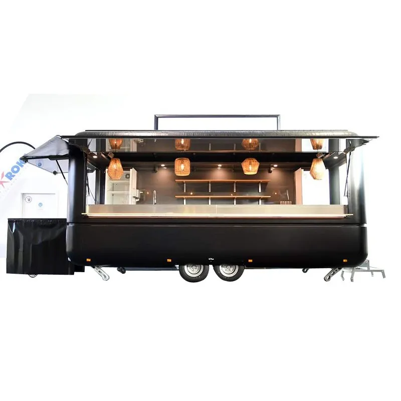 Multifunctional mobile meal mobile coffee cart