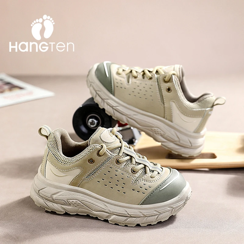 

HanGTen New Kids Fashion Sneakers Children's Sneakers Casual Shoes Breathable Soft Bottom Students Running Tennis Shoes