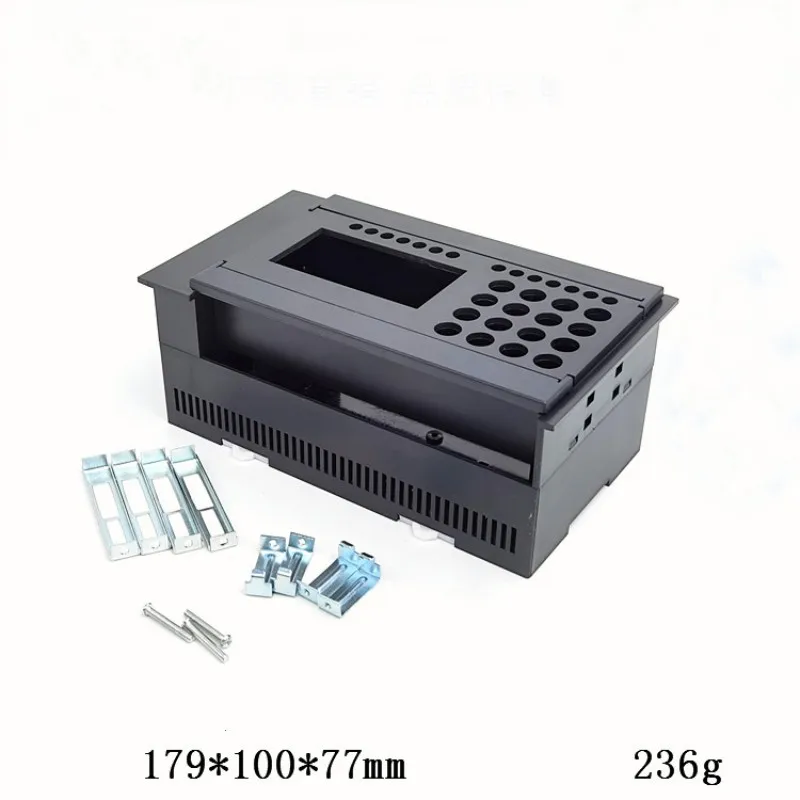 179x100x77mm Din Rail Plastic Enclosure Electronic Enclosures Abs Circuit Board Box Plastic Control Switch Box PLC box LK-PLC18A