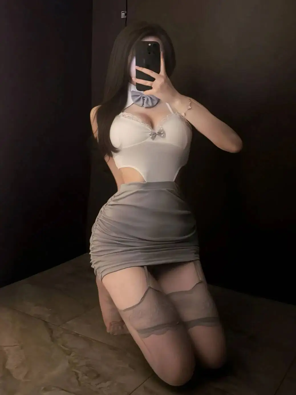 Dolce segretaria sexy tentazione piccolo petto 2025 nuova passione uniforme abito da donna elegante mini abito serbatoio 2025 nuova moda WO3U