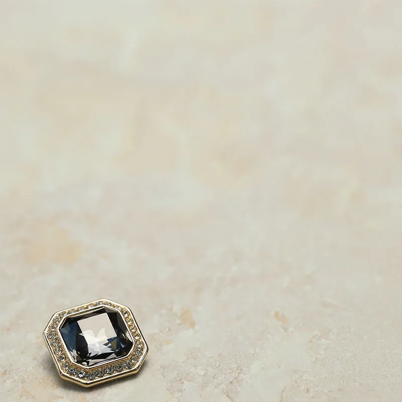 Luxus-Juwel, goldfarben, silbrig, quadratische Knöpfe, Material, Zubehör für Oberbekleidung, Nähen, Handarbeiten, Kleidung, Strasssteine, Knopfdekoration – Detail 7