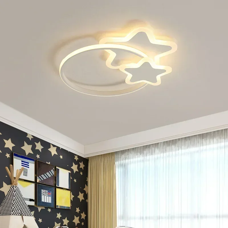 Modern LED Ceiling Lamp For Children Room Living Dining Bedroom Study Aisle Chandelier Indoor Home Decor Lighting Fixture Luster