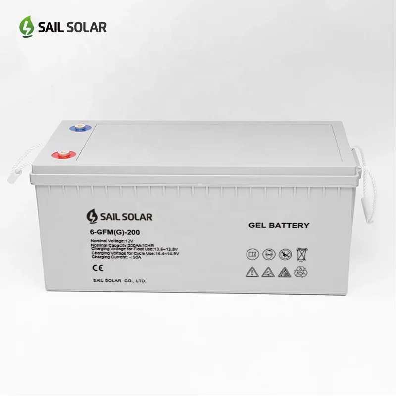 Gel Batterij Voor Inverter 12V 200ah 250ah 300ah Zonnepaneel Accu Systeem Voor Thuis