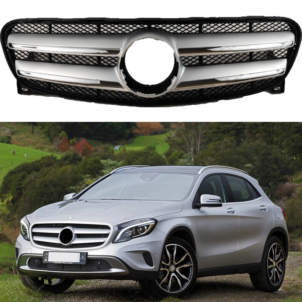 

Front Bumper Mesh Grill Bar Vent Upper Cover OEM For Mercedes-Benz X156 GLA180 GLA200 GLA220 GLA250 2014 2015 2016