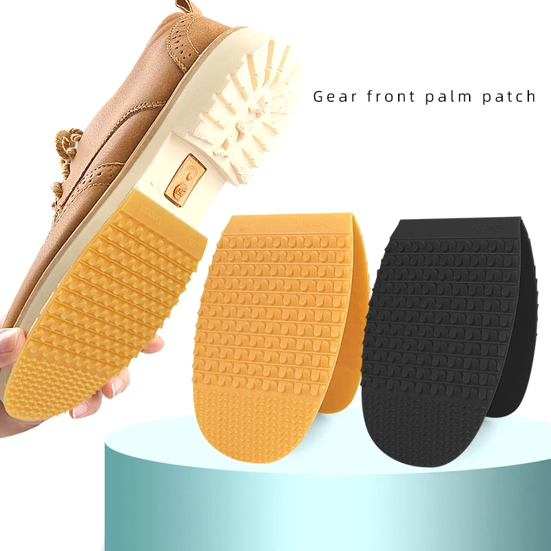 

1 Pair Leather Shoes Front Palm Pad Repair Patch Heels Boots Sole Protectors Anti-slip Forefoot Mute Pad Shoe Repair Parts