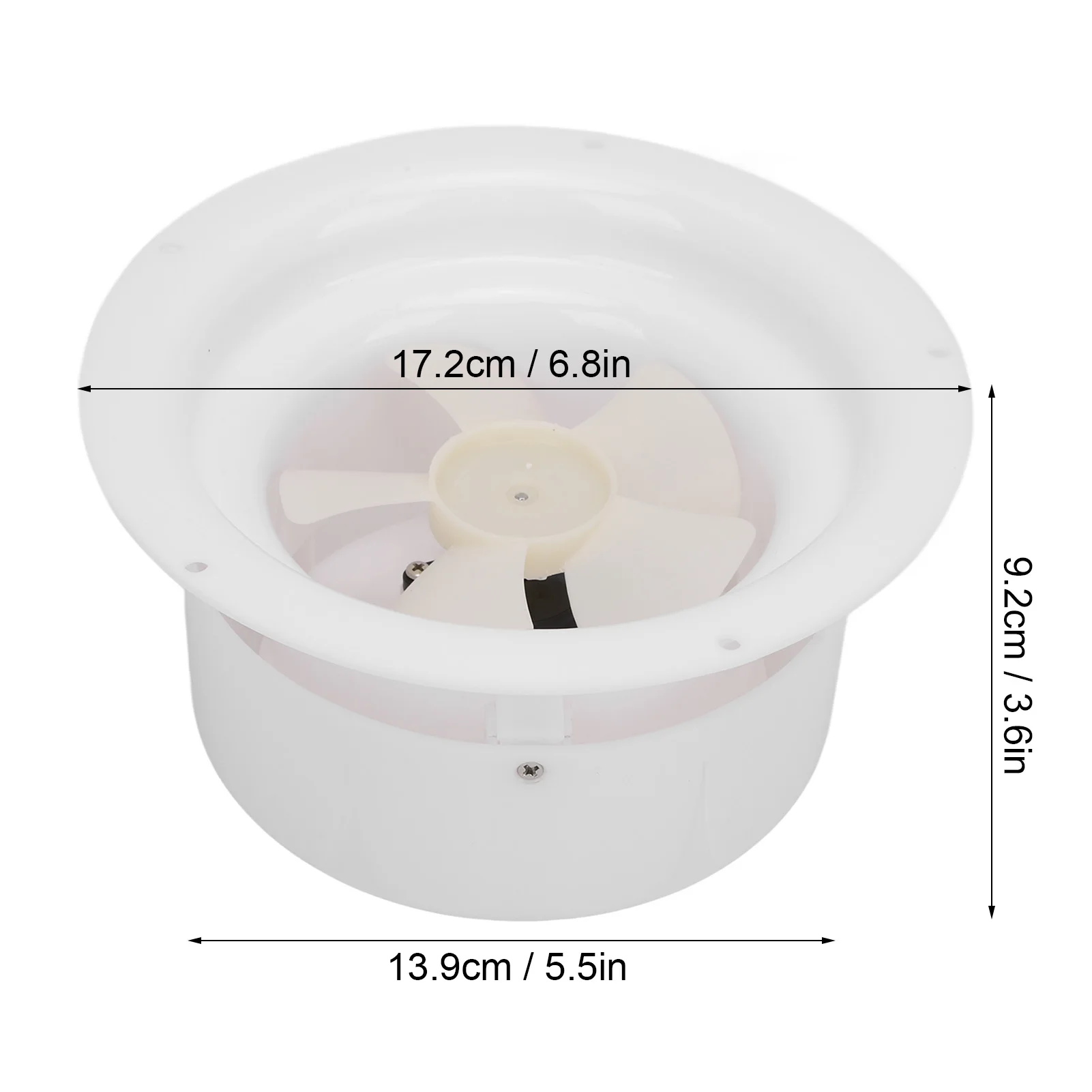 Вентиляционный вентилятор на солнечной энергии с монтажными винтами Потолочный вытяжной вентилятор для автофургона Лодка Прицеп Кемпинг Автомобиль Солнечная потолочная вентиляция F