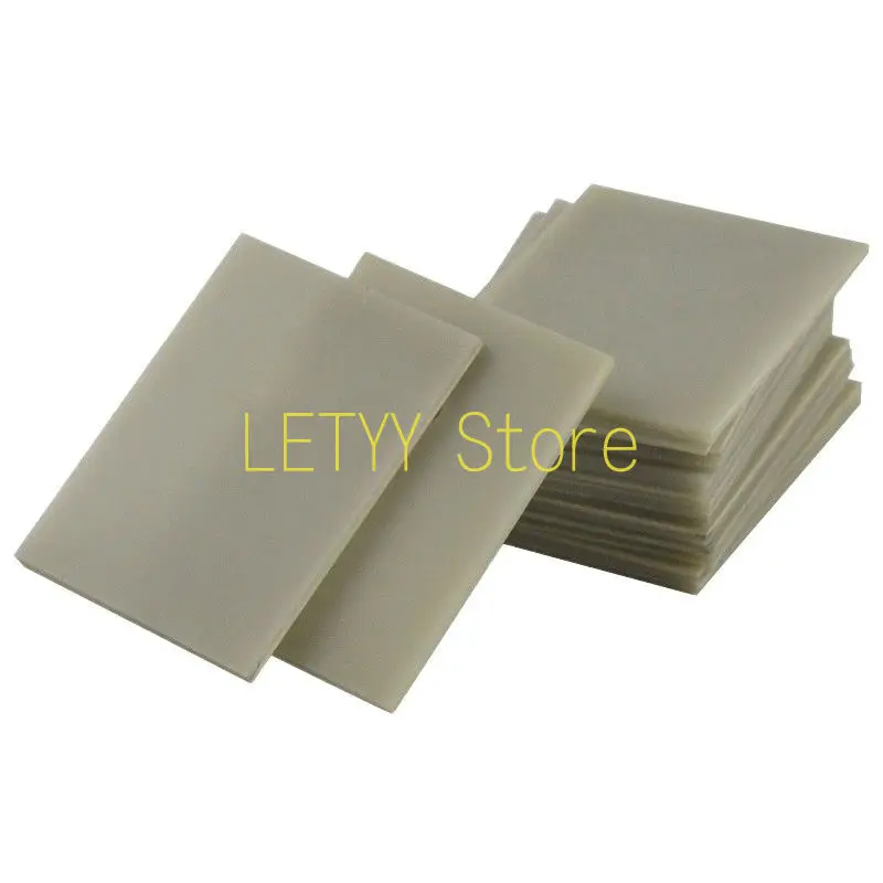 50pcs Aluminum Nitride Ceramic Sheet Thermal Conductive Insulating Ceramic Sheet TO-220/247/264/3P High-power Radiator