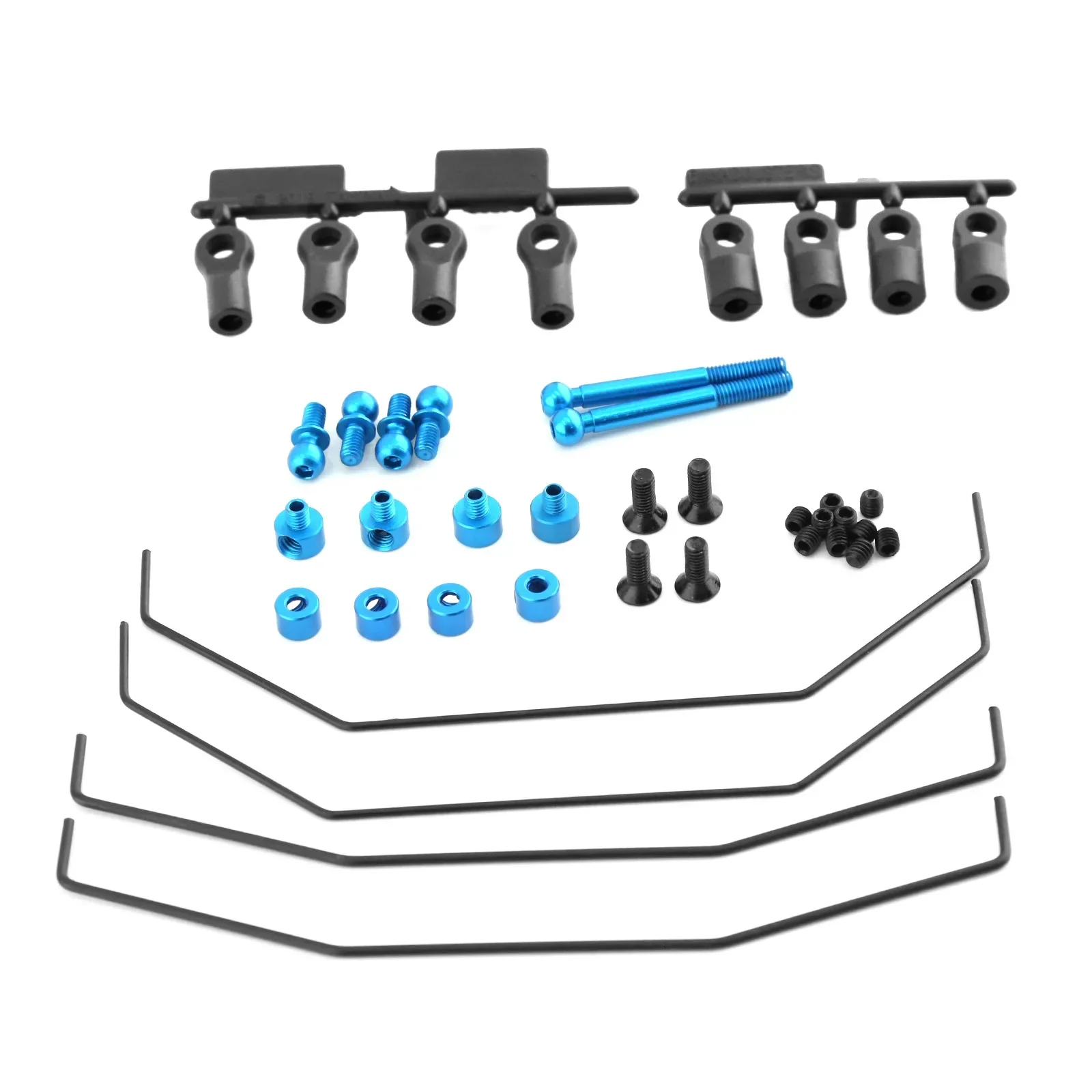 

CatRC Front and Rear Sway Bar Kit Stabilizer Set 22037 for Tamiya TD4 1/10 RC Car Upgrade Parts Accessories