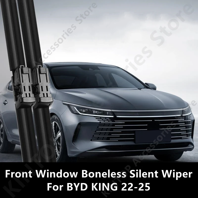 

For BYD KING 22-25 Front Window Boneless Silent Wiper,Auto Exterior Parts Modification Protection Accessories Refit
