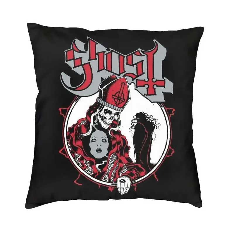 Horror Ghost Swedish Rock Band Cushion Cover Sofa Home Decorative Square Throw Pillow Cover 45x45