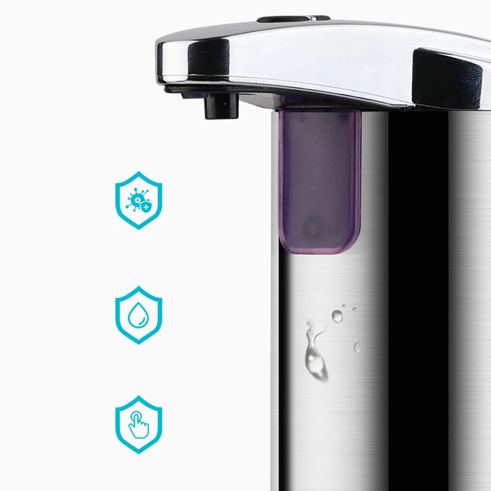 

1Pcs Infrared Sensor Stainless Steel Automatic Soap Dispenser Touchless Adjustable Liquid Soap Container for Home Bathroom