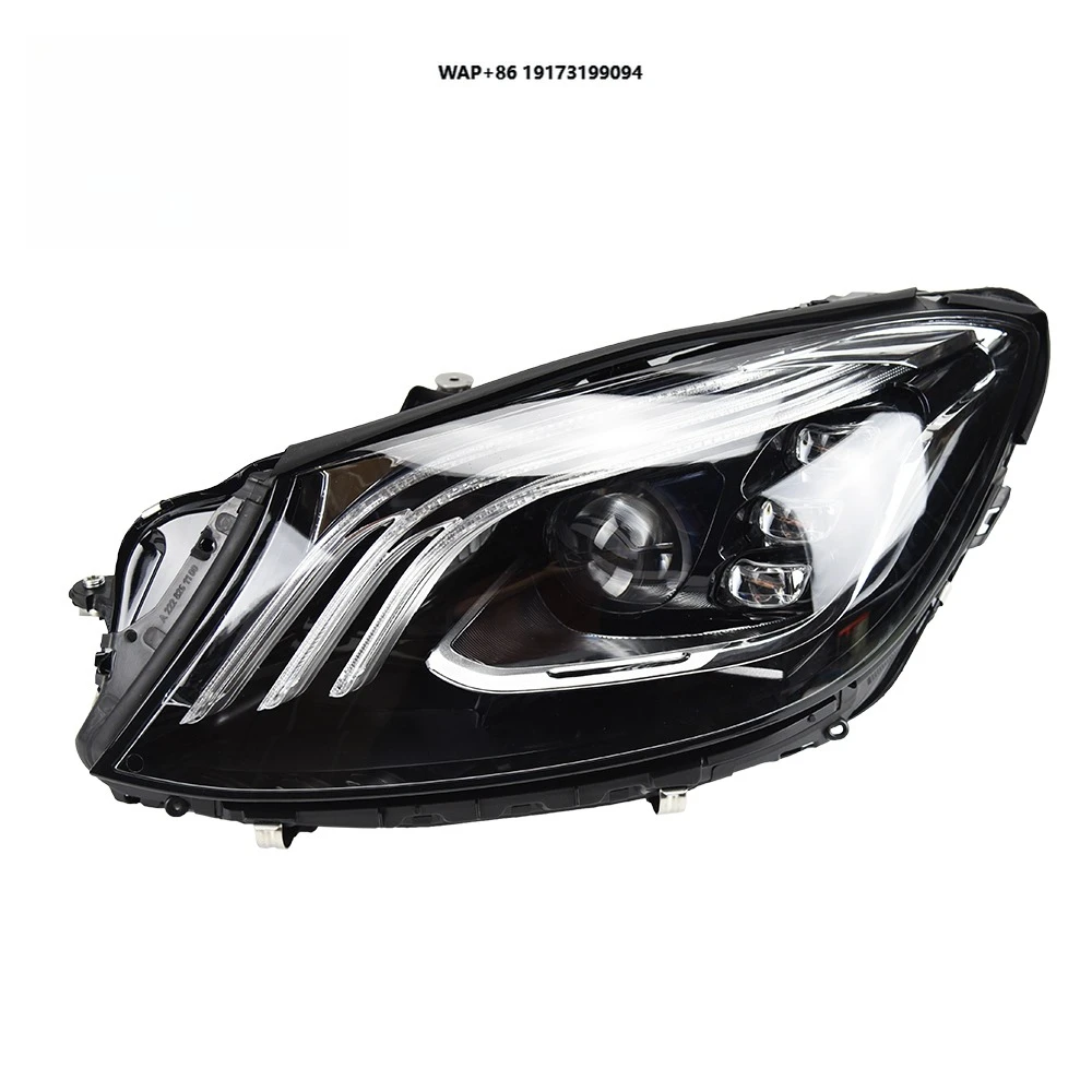 

Head Lamp for W222 LED Headlight 2013-2020 W223 S350 S400 Headlights DRL Turn Signal High Beam Angel Eye Projector