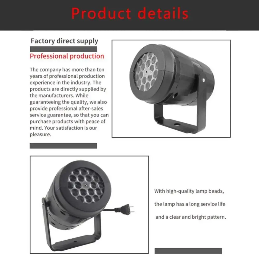 16 نمط أضواء جهاز عرض عيد الميلاد في الهواء الطلق/داخلي عطلة الإسقاط LED مصباح الليل للمنزل عيد الميلاد 2026 السنة الجديدة ديكور الحفلات #6