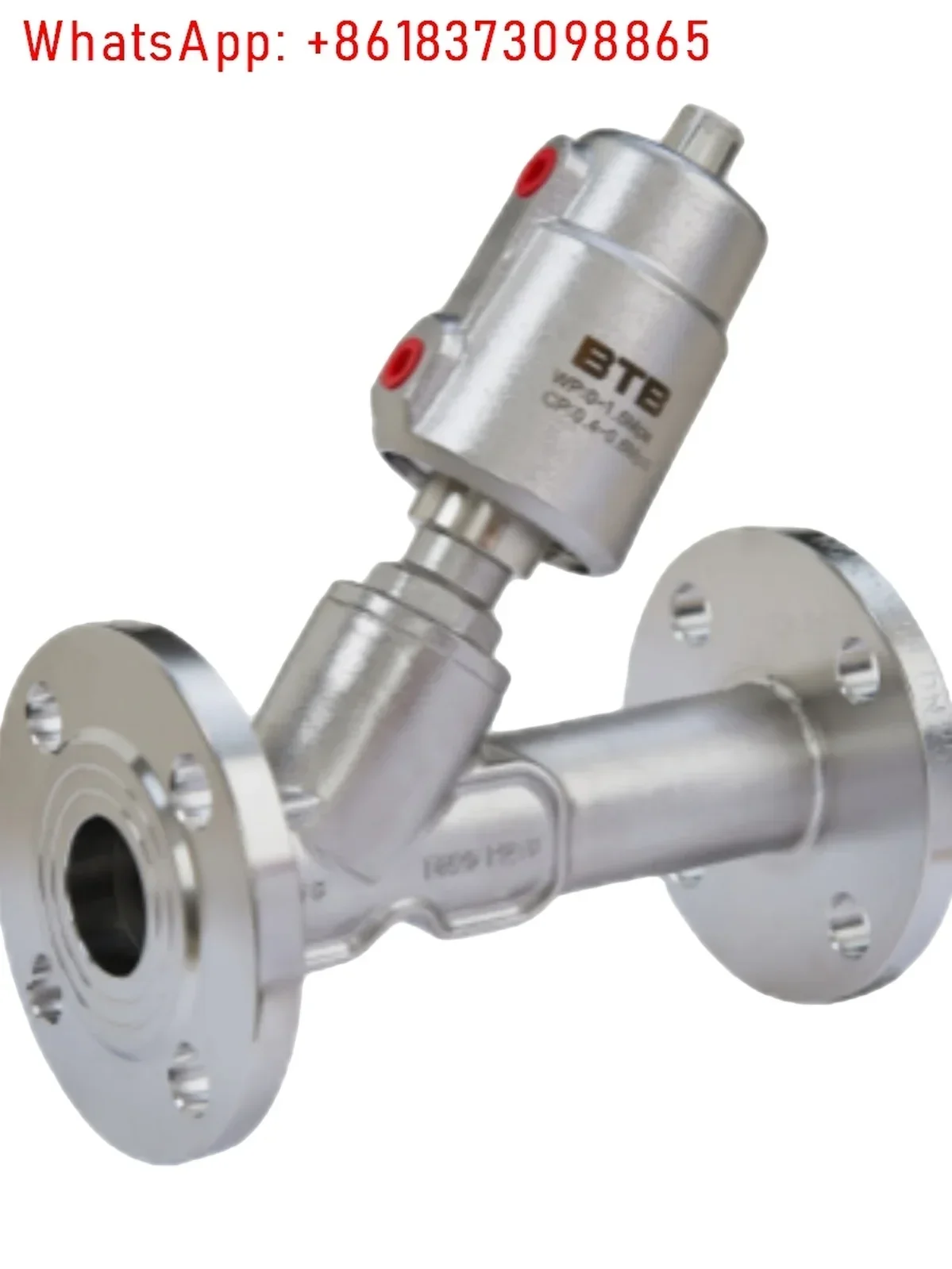 

High-end 304 stainless steel BTB pneumatic control valve flange angle seat valve type Y