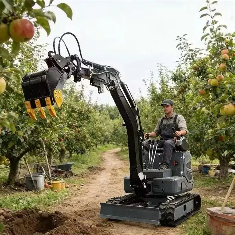 

Цена мини-экскаватора 1,8 тонны Мини-экскаватор 1 тонна Экскаватор Гусеничный небольшой экскаватор на продажу