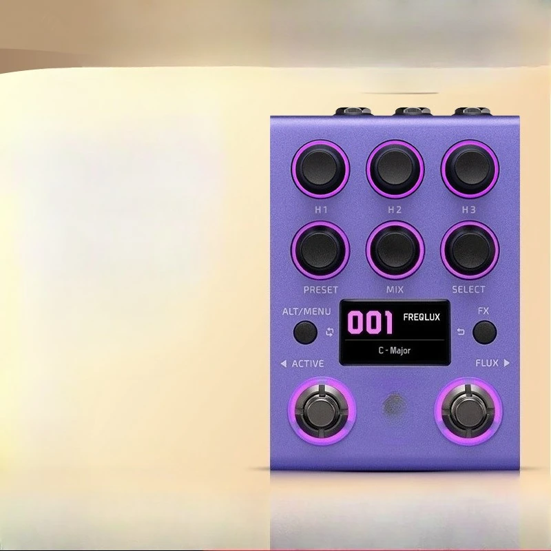 Electric Guitar Monolithic Effects Triple Polyphony Transpose Multi-Mode Convolutional Reverb