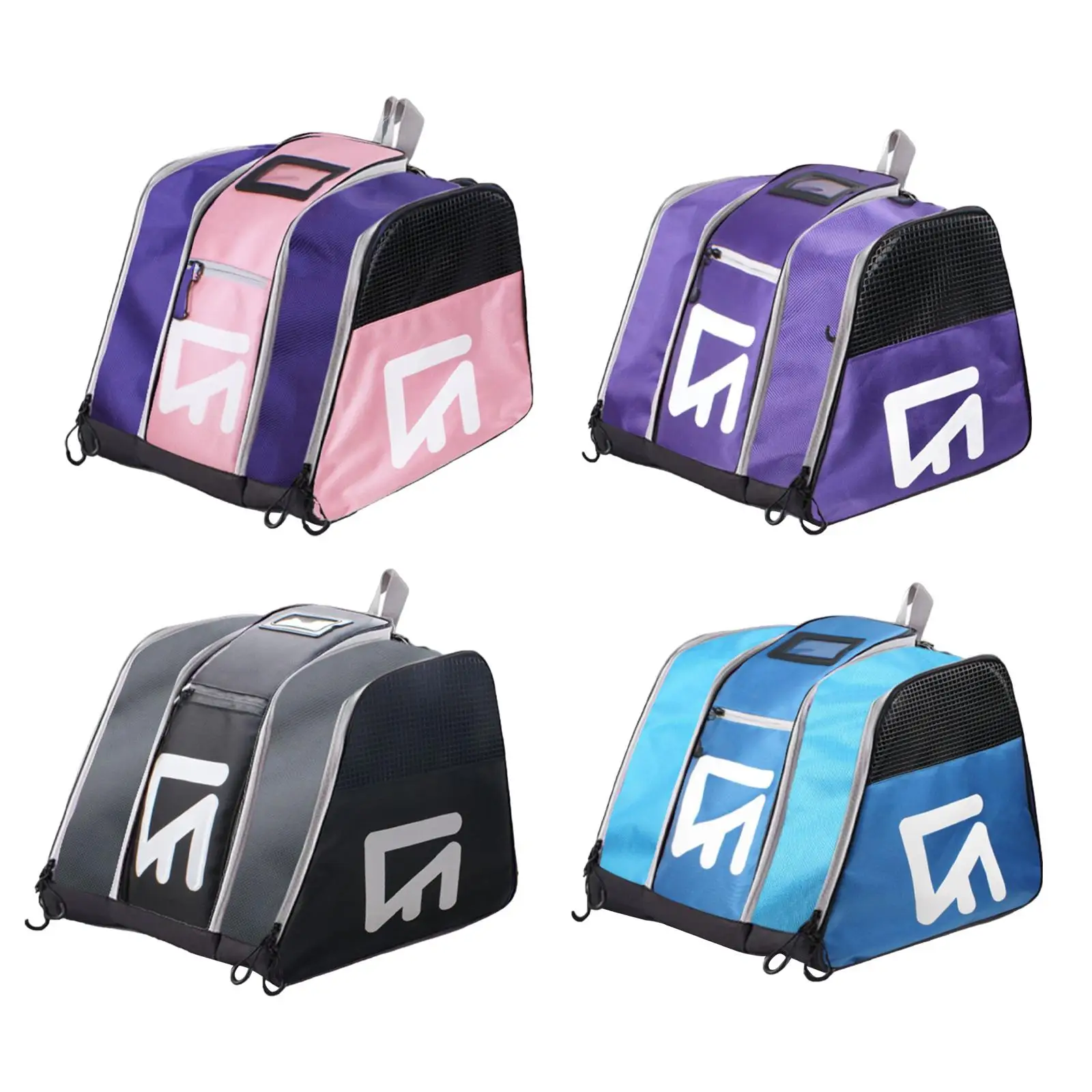 

Ice Skate Bag Adjustable Shoulder Strap Ski Boot Bag Carry Bag Storage Bag