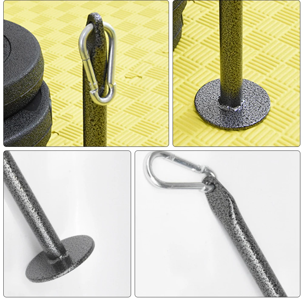 

Barbell Rack Weight Stand Steel Storage Tray Durable Long Weight Stand Lasting Fitness Equipment Workout Training