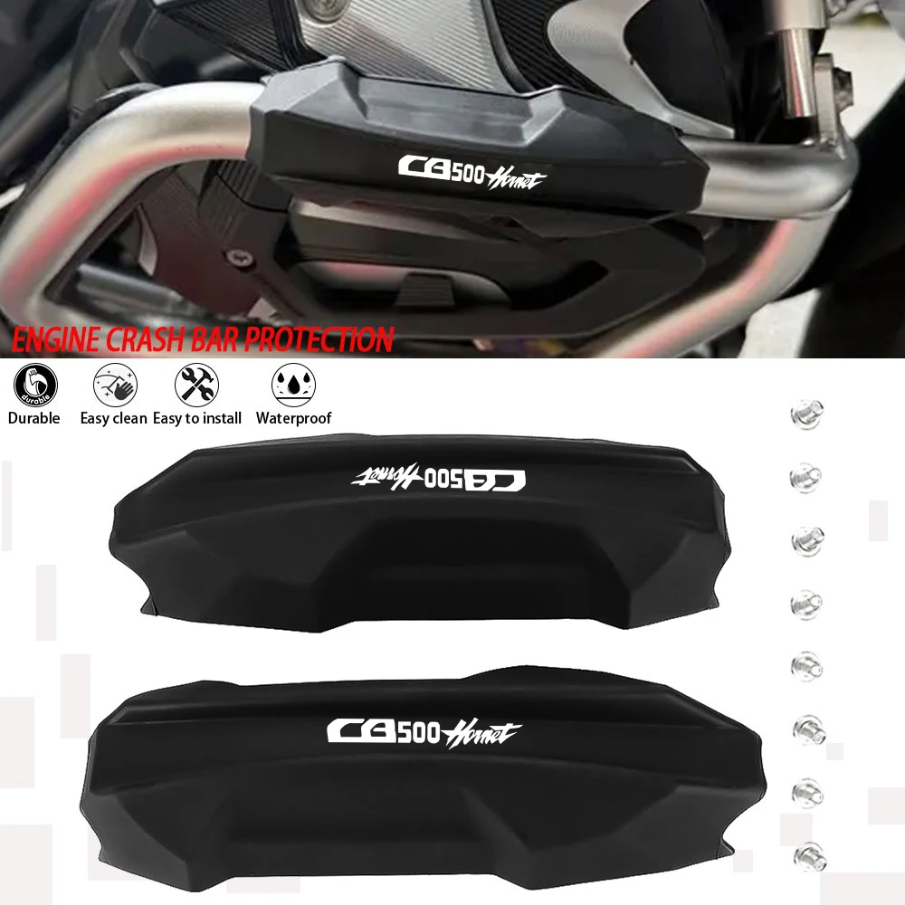 

New Motorcycle Engine Crash Bar Protection Bumper Decorative Guard Block For HONDA CB500 HORNET CB500HORNET 2023 2024 2025 2026