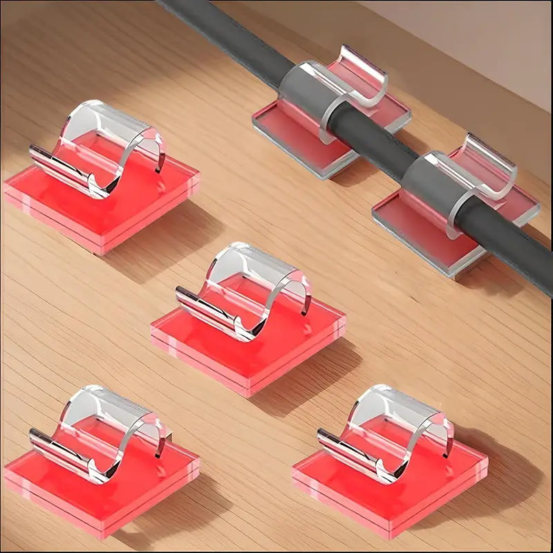 50PCS Wiring Buckle Car Driving Recorder Cable Fixed Seat Light Strip Wiring Cable Buckle Cable Network Cable Fixed Wire