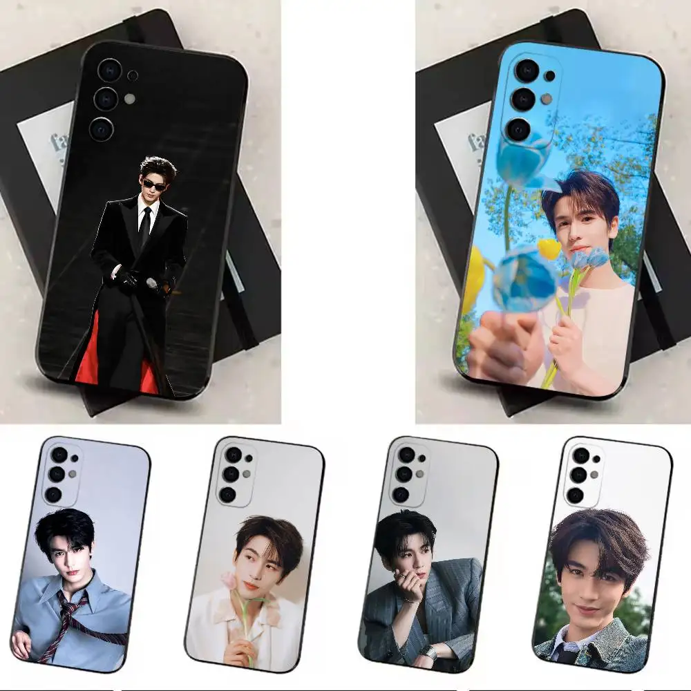 Z-Zhang Linghe Pursuit of Jade phone Case For Samsung S26,25,24,21,22,23,30,20,Ultra,Plus,Fe,Lite Black Soft Cover