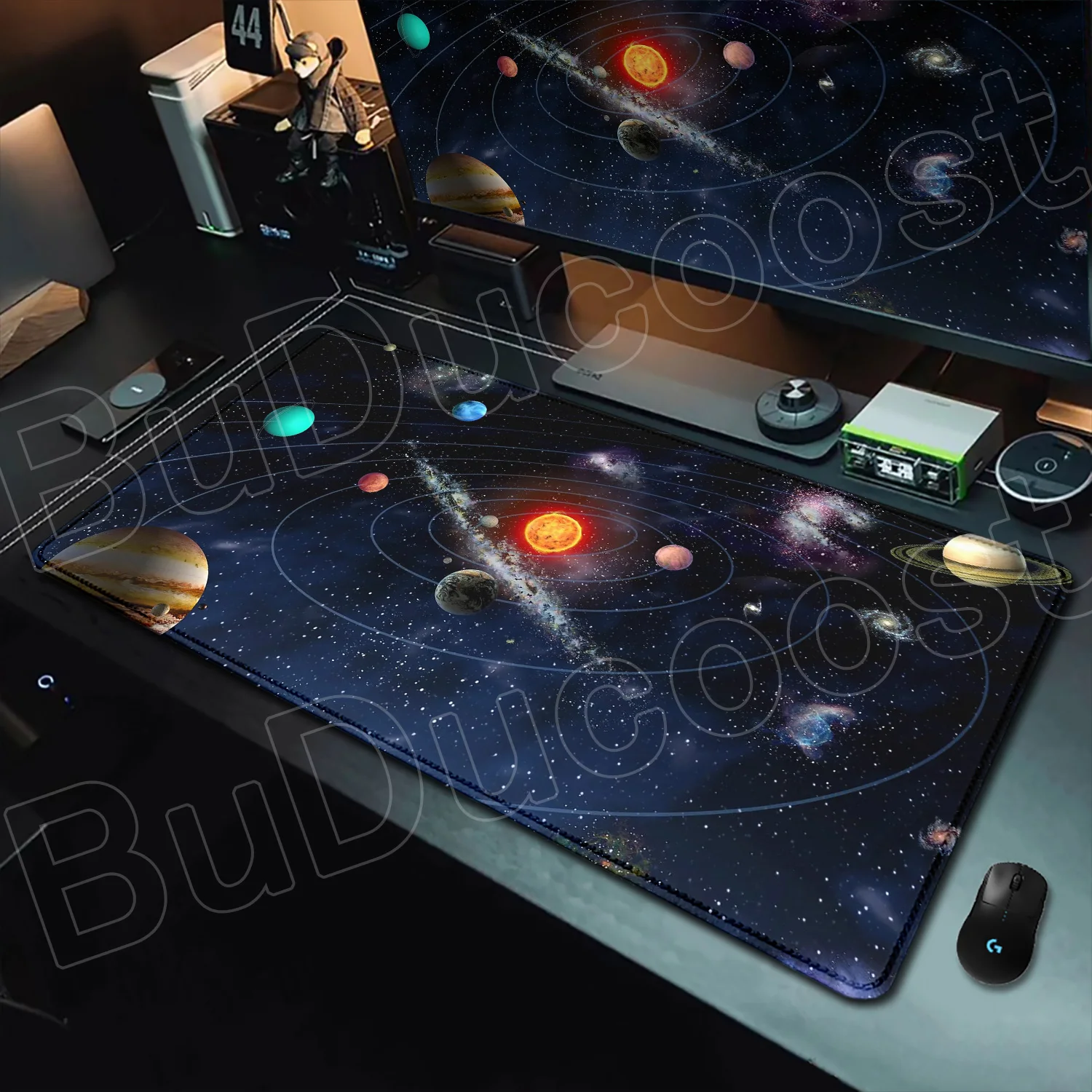 Planets in The Solar System Mouse Pad Gamer Space Universe Game Home Computer Mousepad XXL Soft Office Carpet Computer Mouse Mat