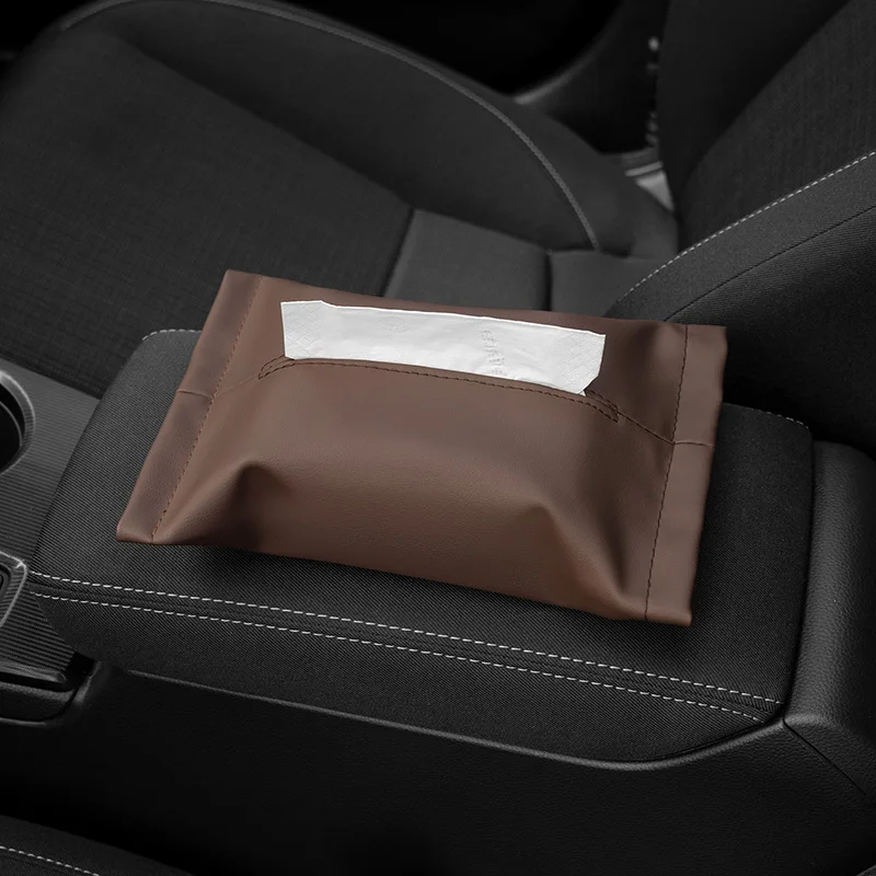 

Car Tissue Holder Tissue Box Cover Keep Car Tidy, Backseat Napkin Rectangle Organizer Extra Large Tissue Box Storage in Car Fits