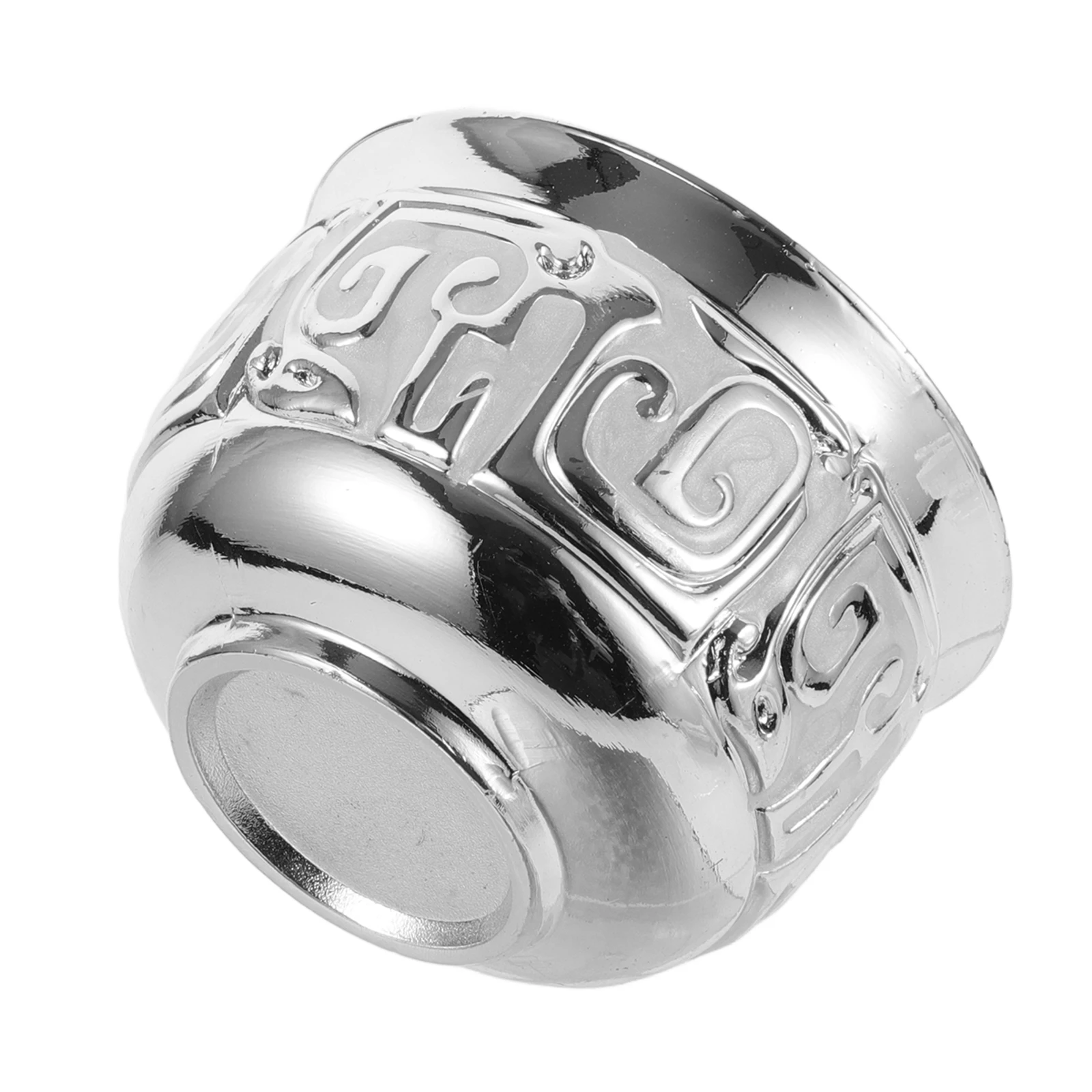 

Exquisite Relief Metal Wine Cup Elegant Small Embossed Design for Home Hotel Restaurant Decorative Drinkware Compact Reusable