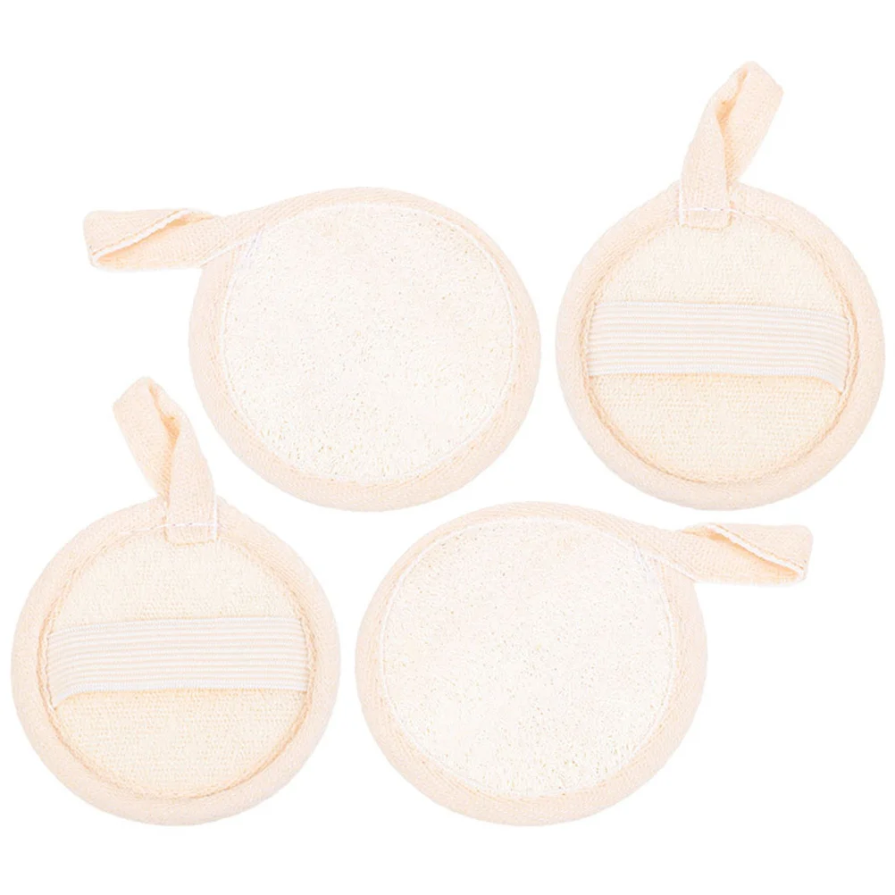 4개입 각질 제거 루파 스펀지 얼굴 클렌징 딥 포어 클렌징 오일 컨트롤 민감성 피부 안전 일상 메이크업 제거