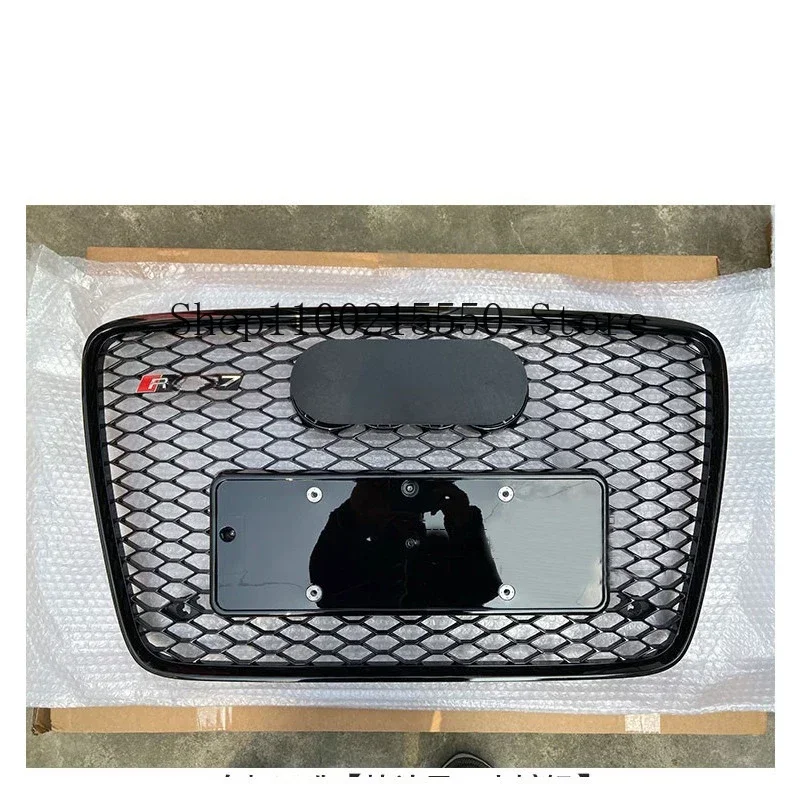 Car Front Sport Bumper Grill for RSQ7 Style for SQ7 Style Honeycomb Mesh Grill for Audi Q7 4L 2007-2015 Car-styling Accessories