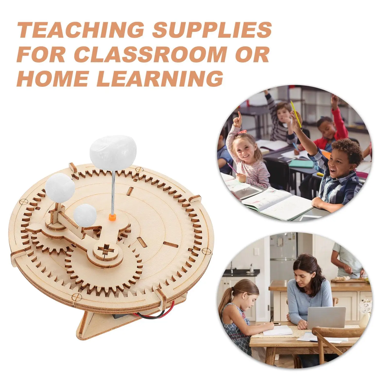 Proyectos de montaje DIY, bloques de construcción de ciencia, Kits de rompecabezas de madera, modelos de planetas, juguete educativo, sistema Solar, decoración espacial