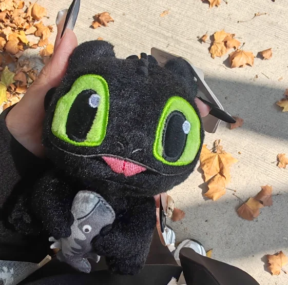 

Оригинальный плюшевый брелок-подушка U-образной формы «Ночной Фурион» (Беззубик) из коллекции Potdemiel: украшение для рабочего стола, подарок для девочек