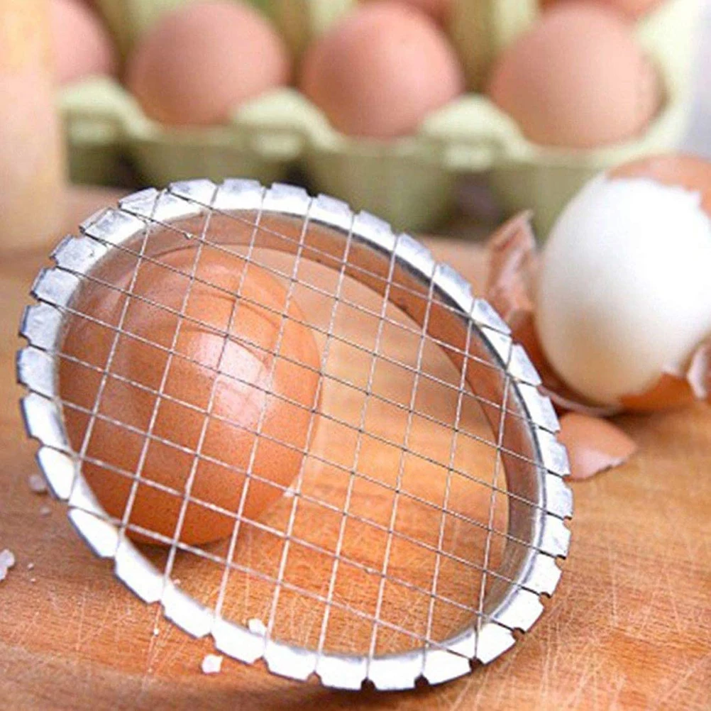Stainless Steel Multi Purpose Cube Cutter For Hard Boiled Eggs Slicing Tool Fruit Cheese Potatoes Carrots Easy Clean Cutter