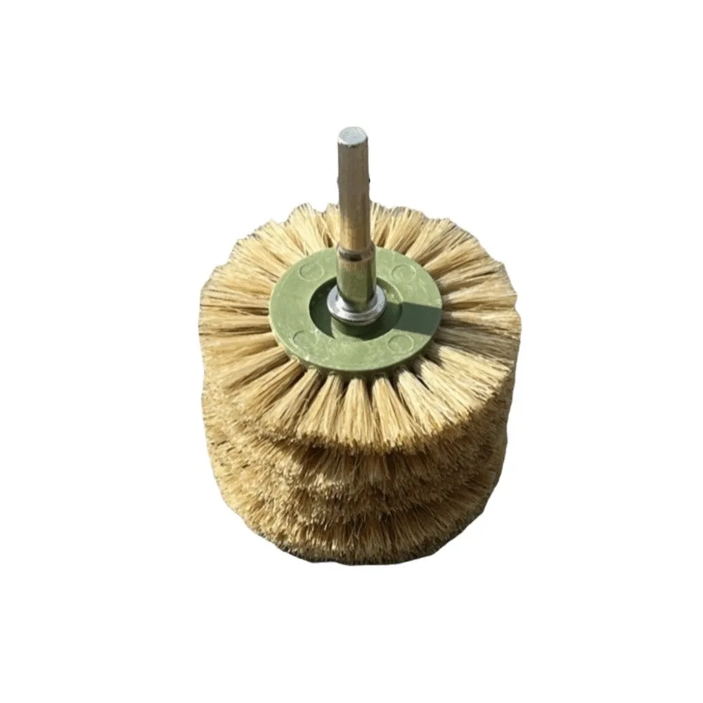 Bristle Brush Head Electric Polishing Cleaning Brush 6mm Handle Diameter Thickened Circle Brush Multi-laywer Bodhi Polishing