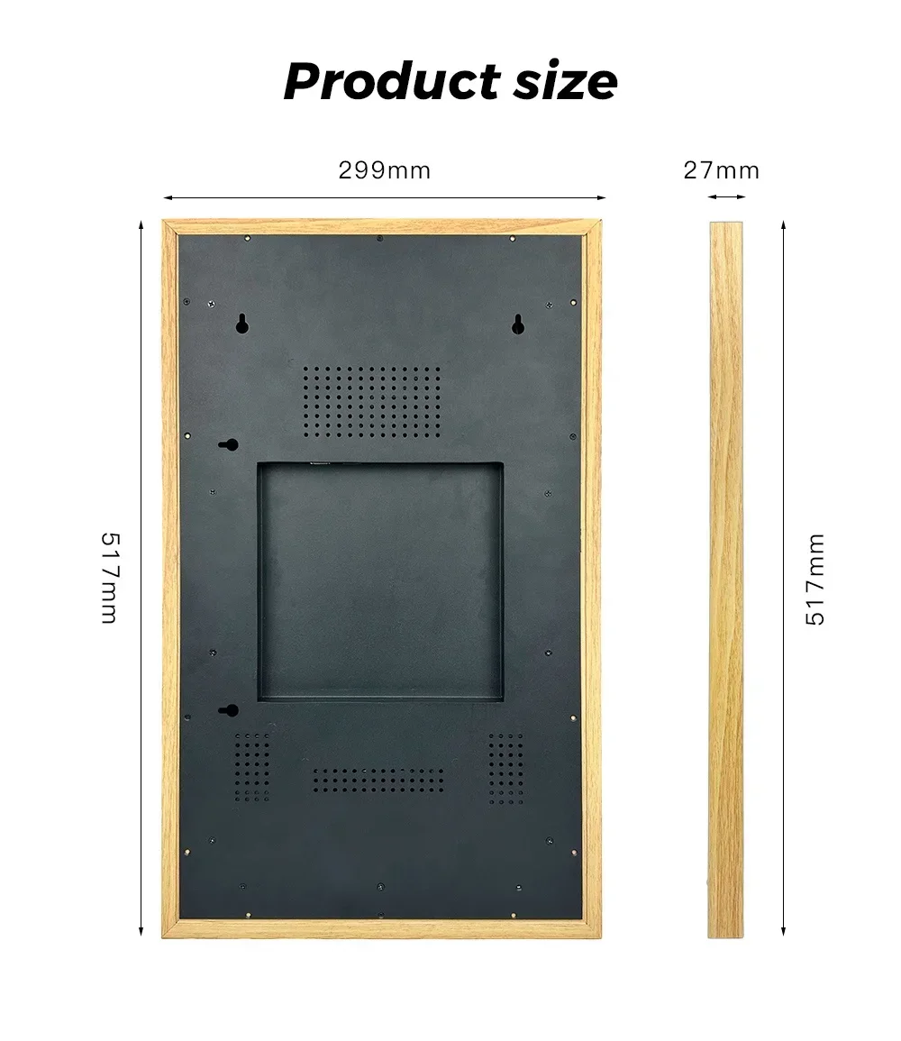 Hd Large Electronic Photo Frame 21.5 Inch Nft Display Wifi Digital Photo Frame