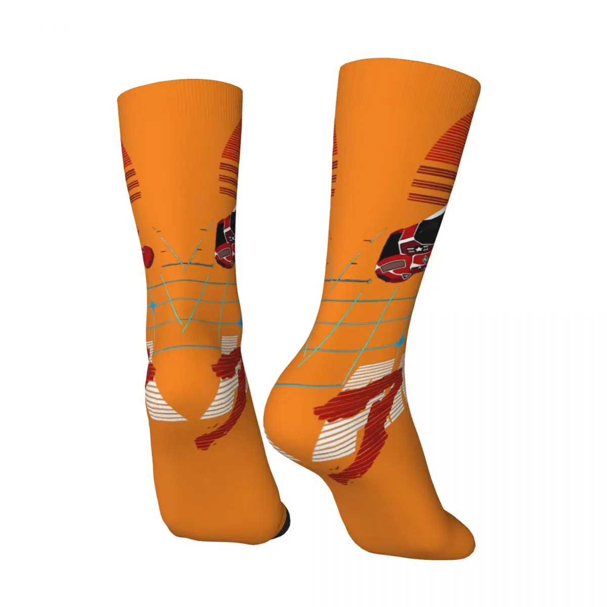 Funny Happy Men's compression Socks Akira Japanese Vaporwave Vintage Harajuku Akira Hip Hop Novelty Crew Crazy Sock Gift Printed