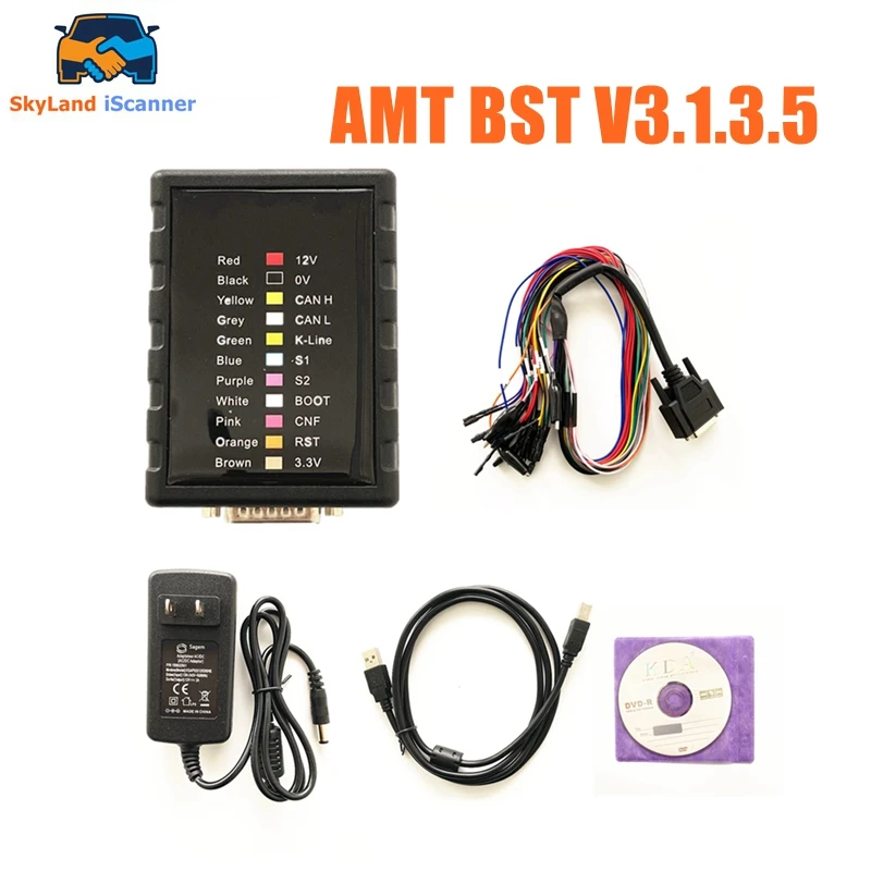 NEW V3.1.3.5 Universal ECU AMT BST Tool For BMW For Benz For VOLVO For VAG Online/Offline Read&Write V1.0.10.9 MG1 MD1 Protocols