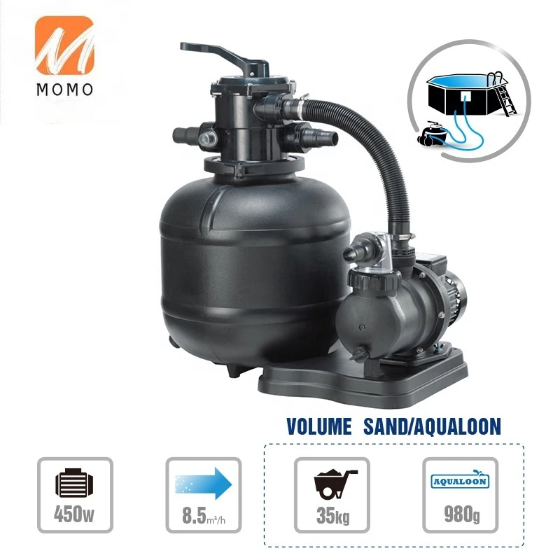 Factory SENIOR 400 High Plate 450W 1/2HP Swimming Sand Filter Pool Pump And Filter Supplies