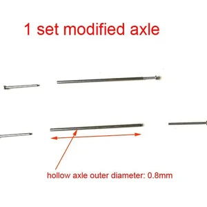 Holly axis car axle with 1:64 ALLOY CAR PIN, 0.8mm, 18mm, 20mm, 22mm, 25mm, 28mm, 30mm, 10 sets, 20 sets, 50 sets cars models, HW Matchbox, 64 6 Main Sales Axis - №2