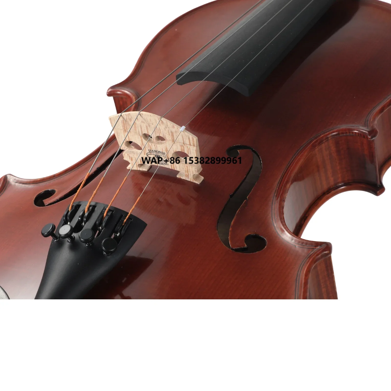 

4/4 Full Size Artisan Concert Violin: Aged European Tonewoods, Inlaid Purfling, Professional Bridge Setup | Case & Bow Included