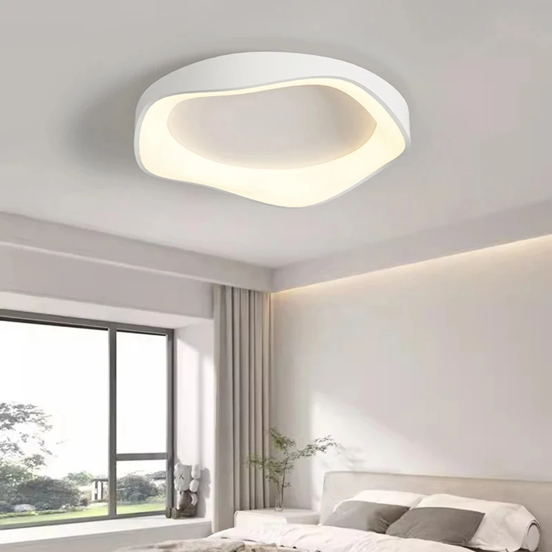 Simple Modern Circular Ceiling Lamp Led Ceiling Chandelier Living Room Master Bedroom Lamp Nordic Interior Home Decor Fixture