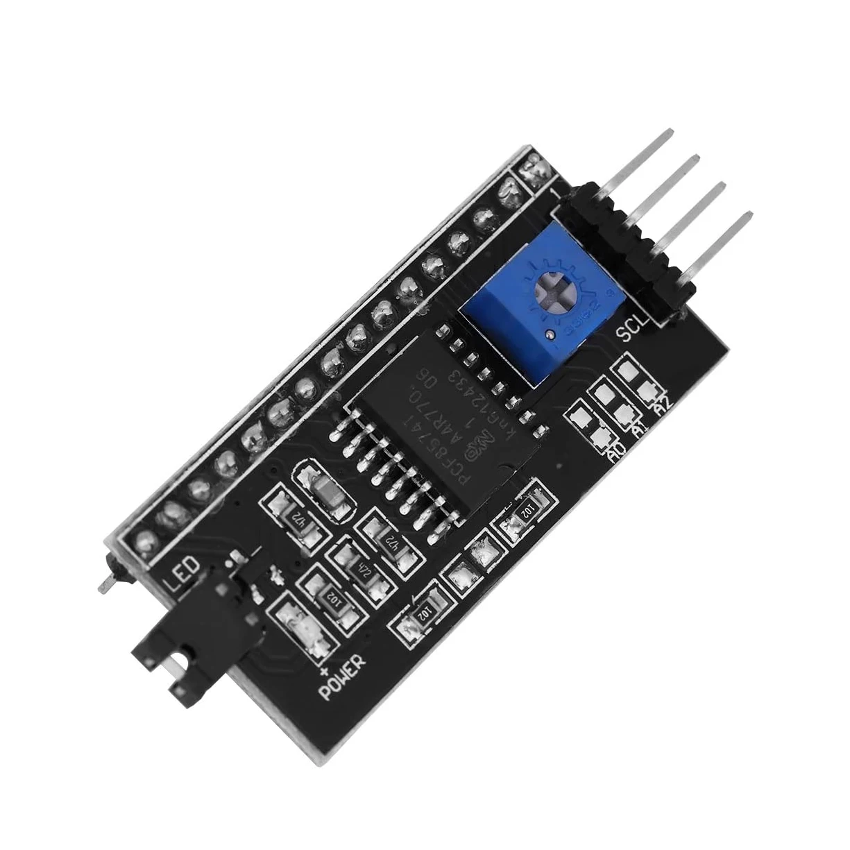 Placa adaptadora de interface LCD, módulo conversor para 1602 LCD, 11C, I2C, 5V, 2 pcs