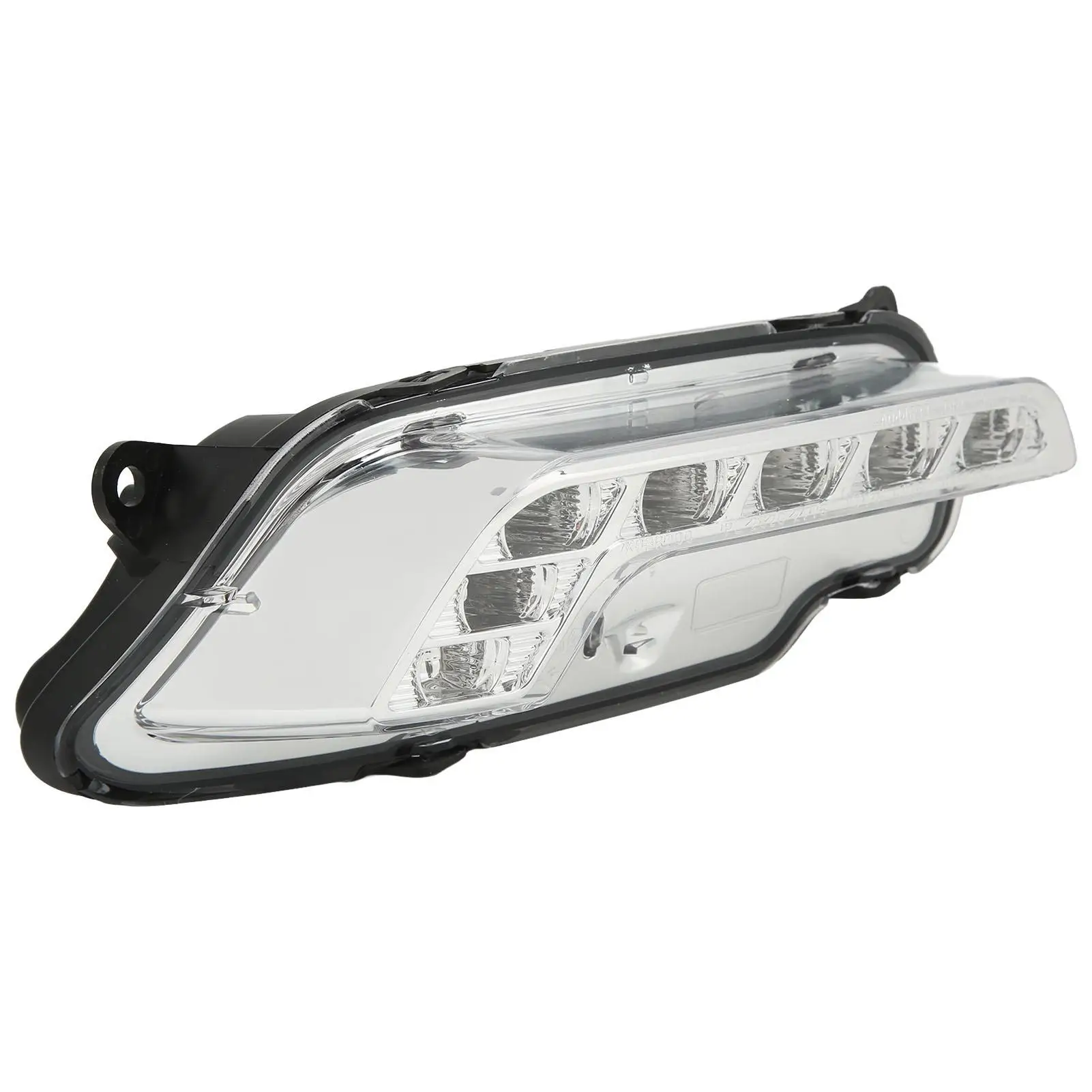 مجموعة مصابيح الضباب، متانة طويلة، مقاومة للماء، استبدال مباشر لتبديد الحرارة، مصابيح ضباب DRL، مبيت ABS للسيارات #3