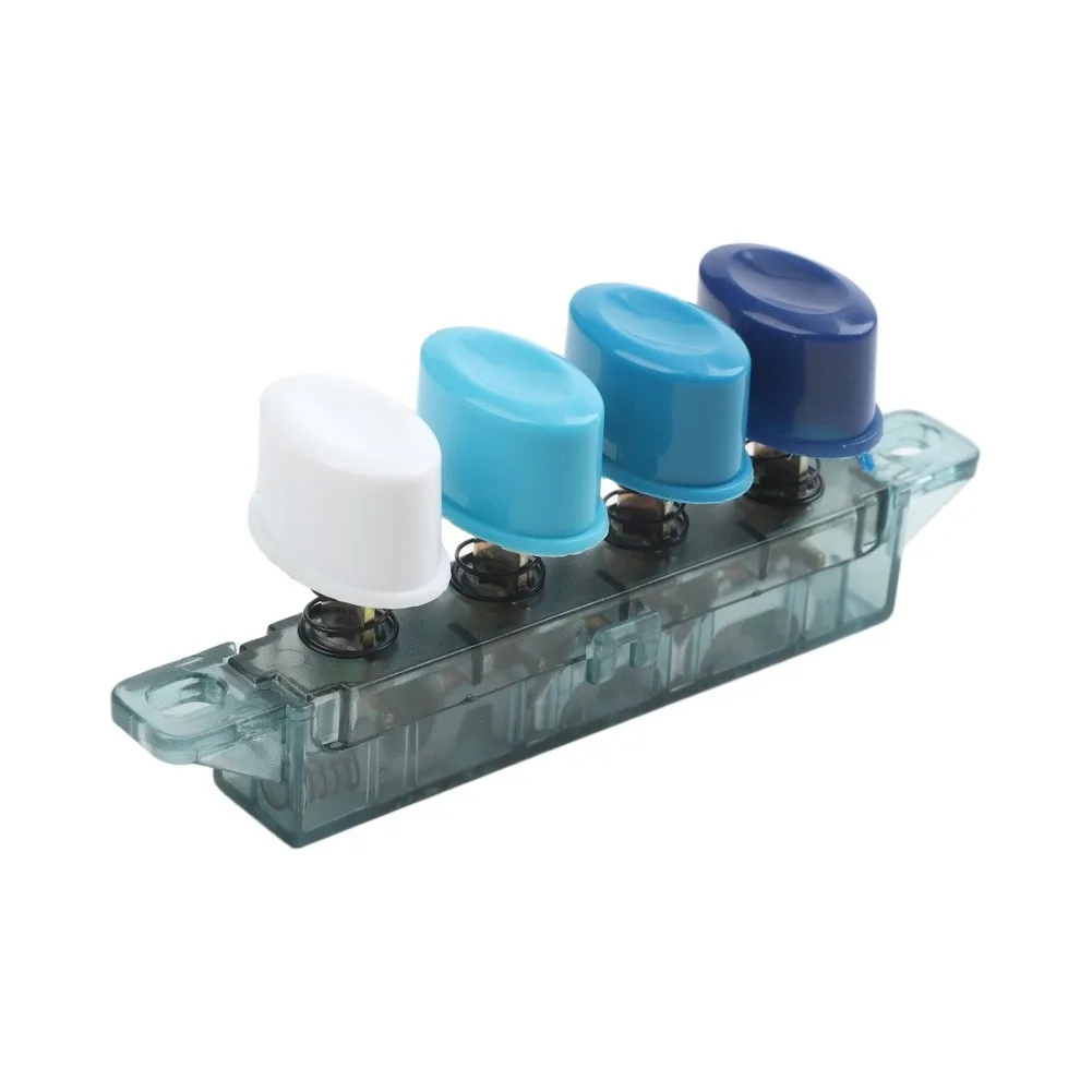 Key-Type Fan Switch Assembly with 4 Control Buttons and 3-Speed Capability for Traditional Electric Fan Models