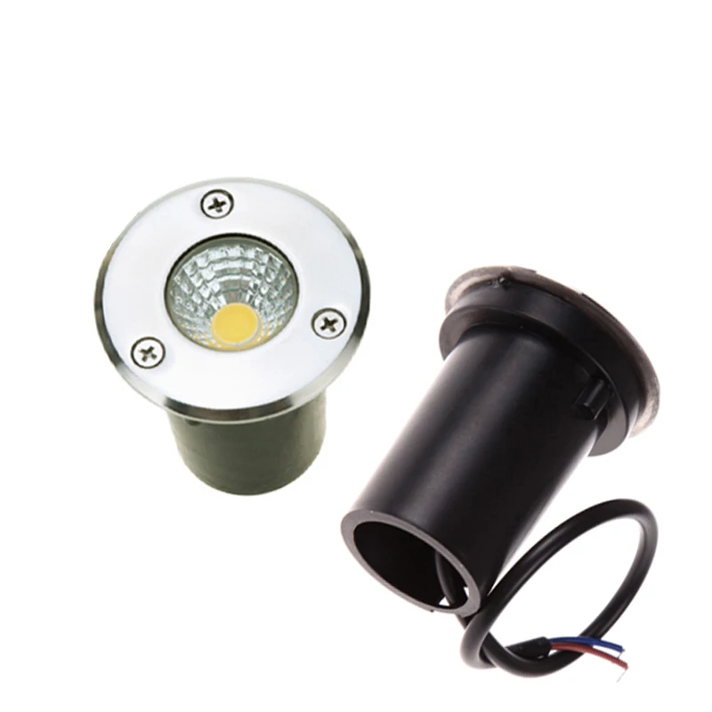 IP67 Waterproof Led Light Garden Underground 3W 5W Outdoor Buried Garden Path Spot Recessed Inground Lighting 220V 110V DC12V