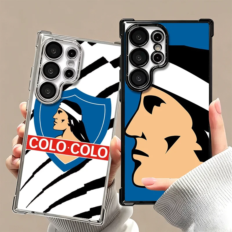 Social Y Deportivo Colo Club Soft Phone Case For Samsung Galaxy S26 Ultra S25 Edge S24 FE S23 Plus S22 S21 + S20 Plating Anti-Fa