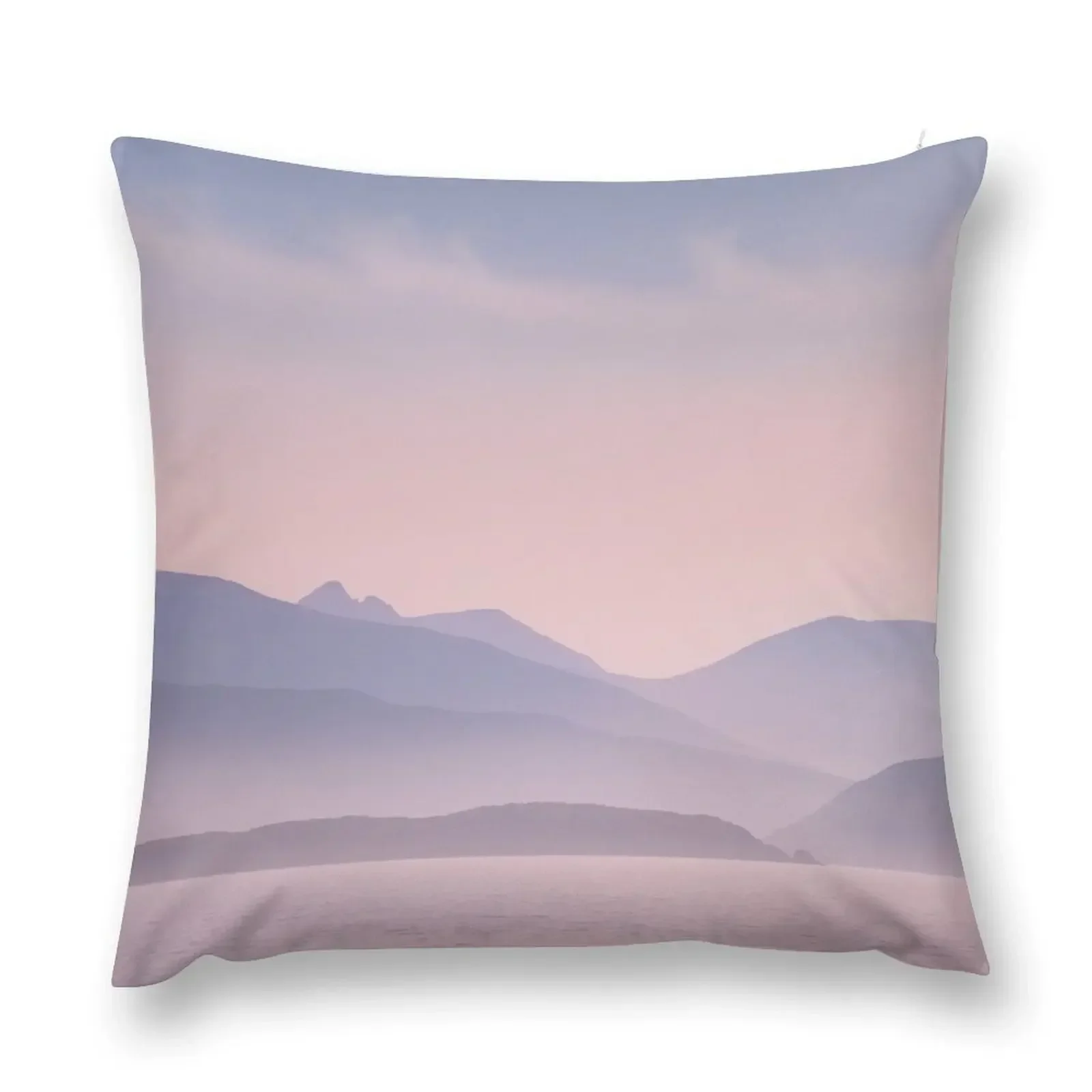 Cuillin Sunset Loch Alsh in Summer Skye Scotland Throw Pillow anime girl Decorative Cushions pillow