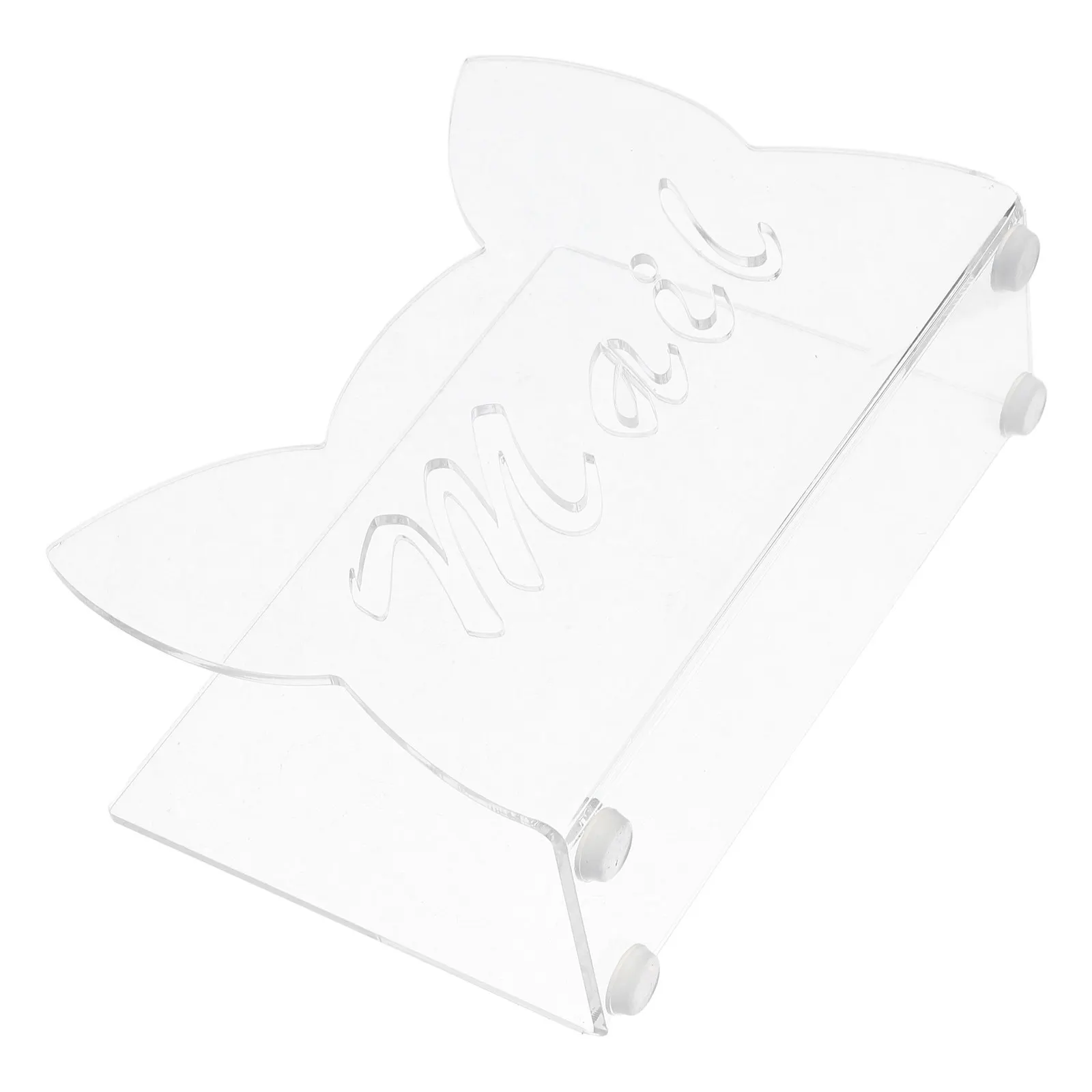 Clear Acrylic Organizer Desktop Letter Holder Envelope Sorter Bill File Document Postcard Desktop Office Supply